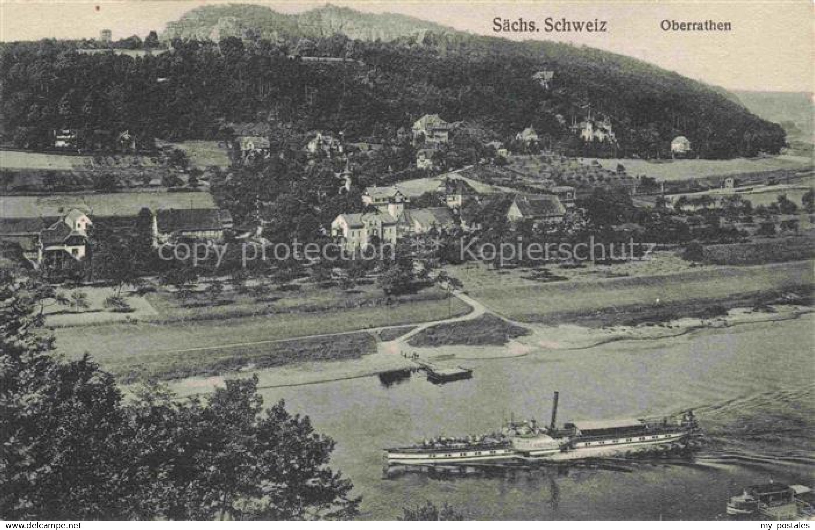 Oberrathen Ober-Rathen Rathen Saechsische Schweiz Elbepartie - Rathen
