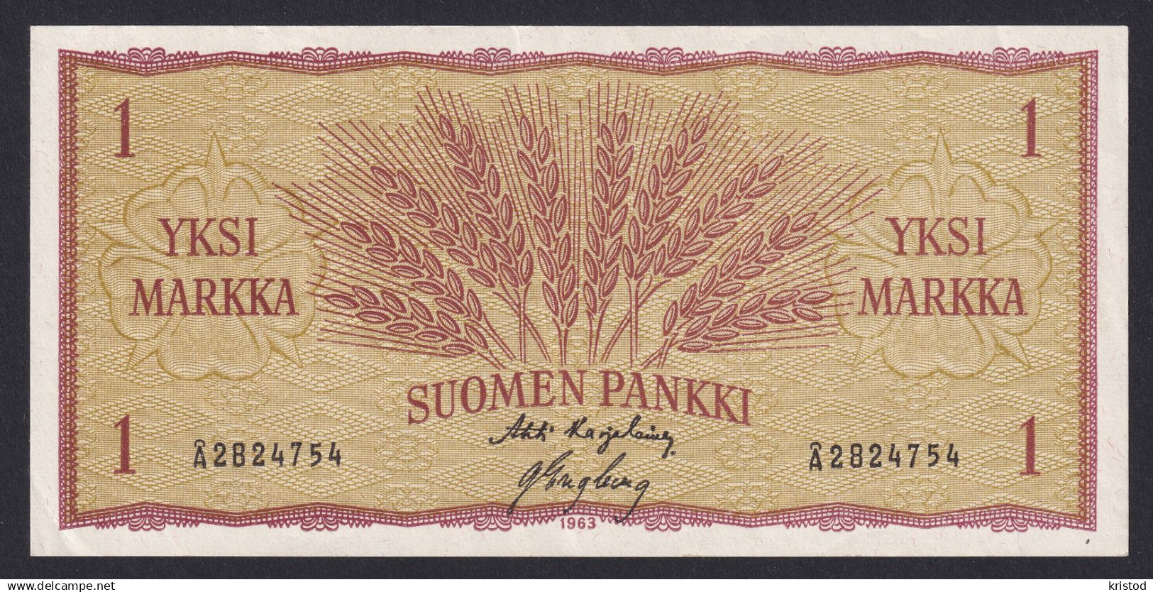 Finland 1 Markka 1963 - Finland