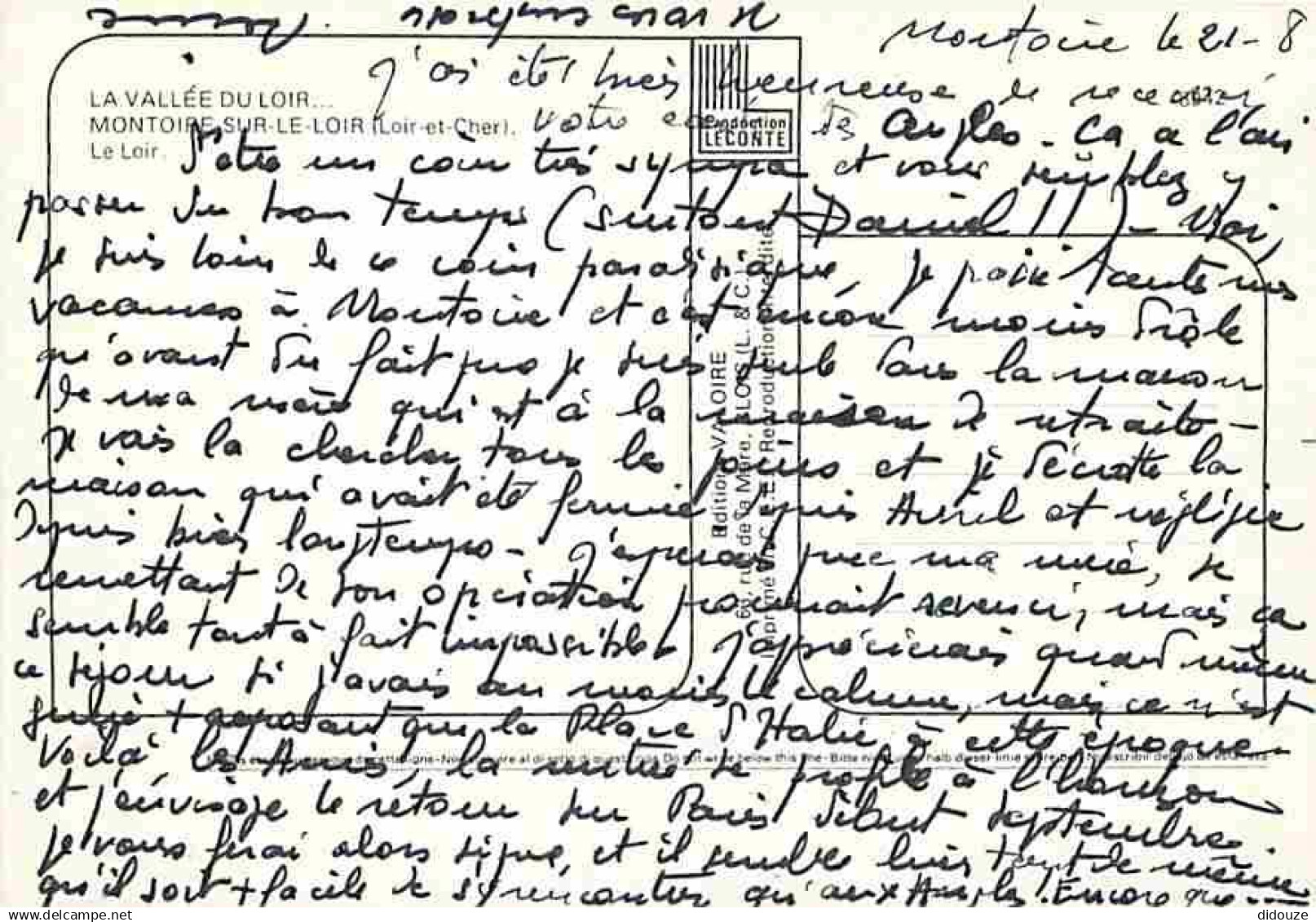 41 - Montoire Sur Le Loir - Le Loir - CPM - Voir Scans Recto-Verso - Montoire-sur-le-Loir