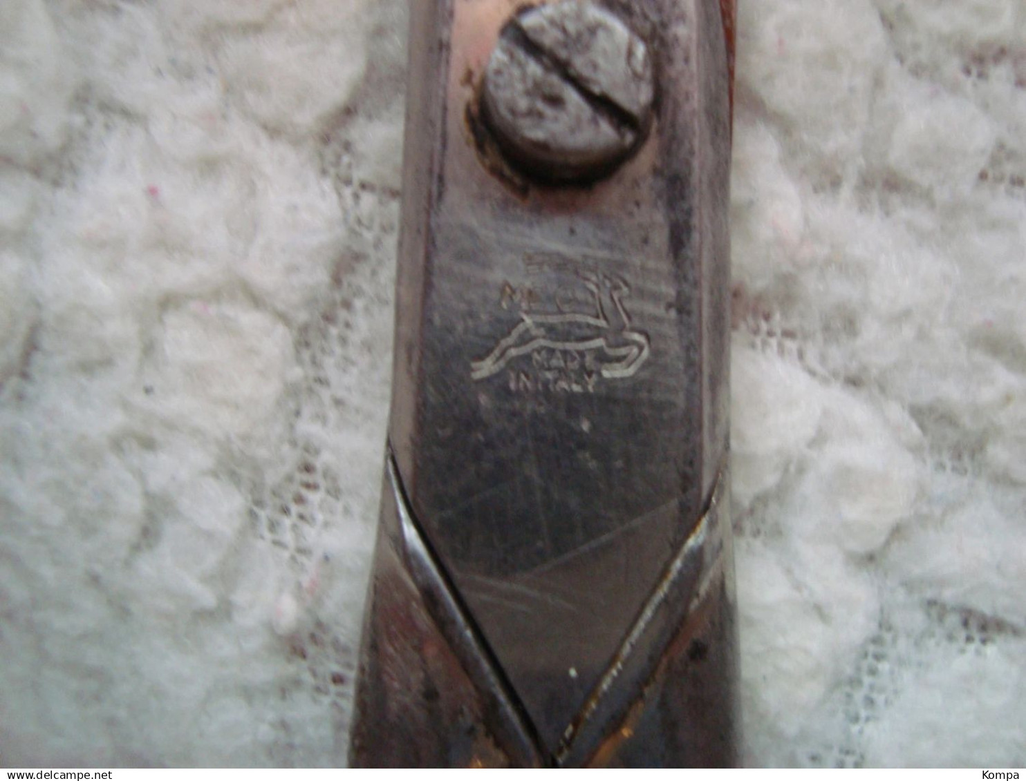 "Mec" Scissors, Italy, 1 Series, Very Old - Outils Anciens
