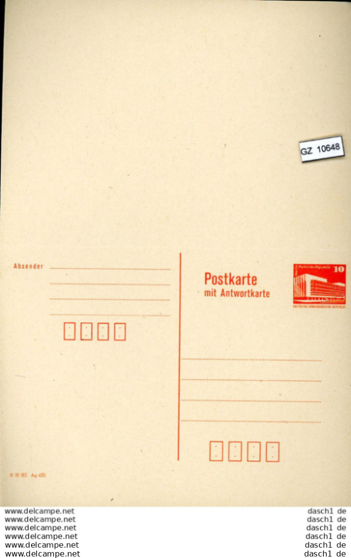 DDR, 6 Lose P 88 - Postkarten - Ungebraucht