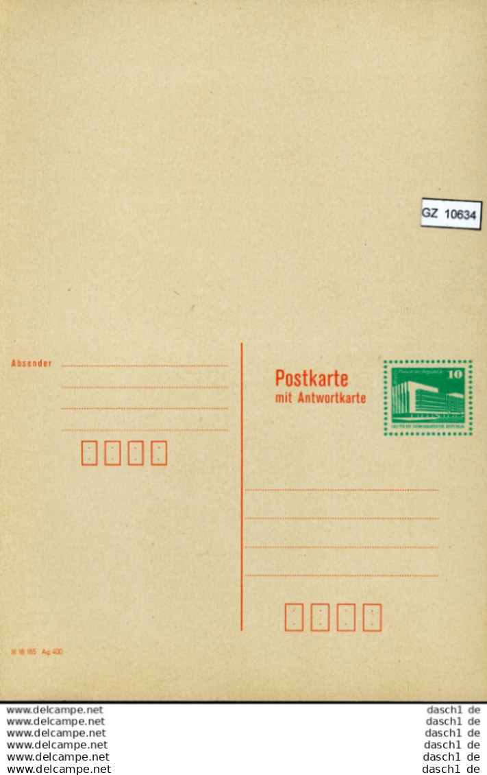 DDR, 5 Lose P 85 - Postkarten - Ungebraucht