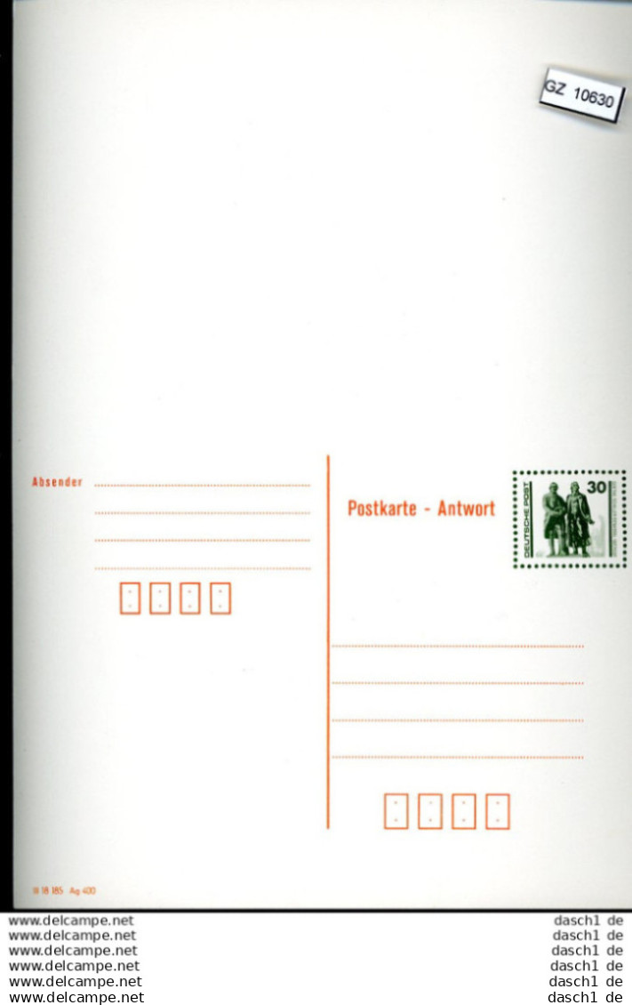 DDR, 4 Lose P 108 - Postkarten - Ungebraucht