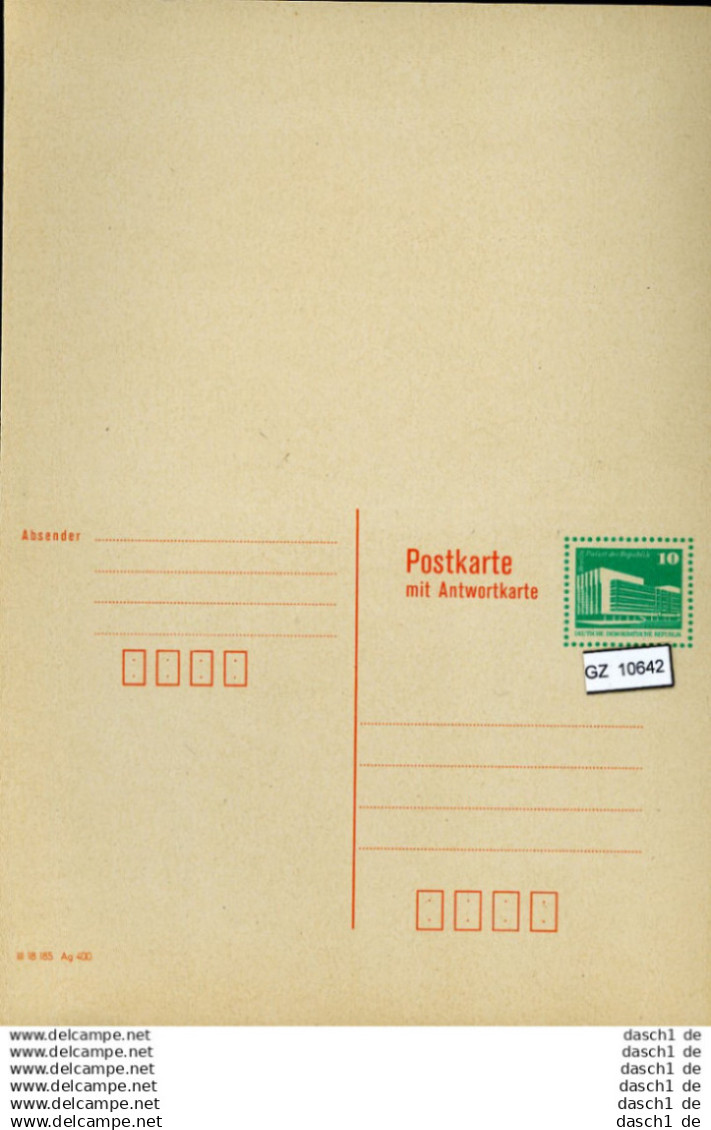DDR, 5 Lose P 85 - Postkarten - Ungebraucht