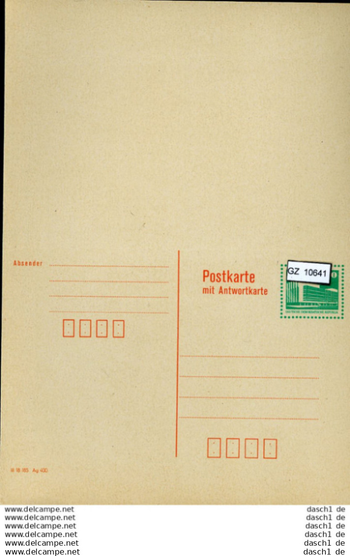 DDR, 5 Lose P 85 - Postkarten - Ungebraucht