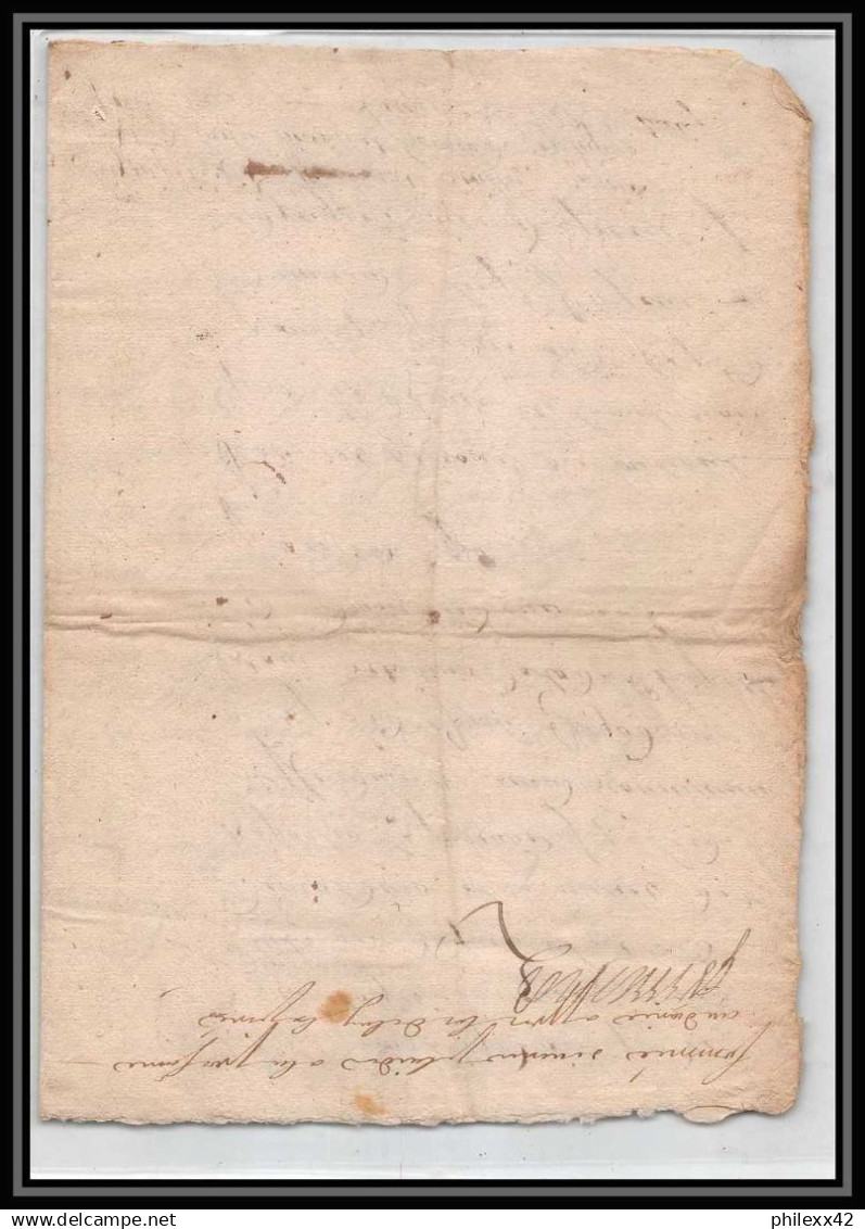 40209 Riom Auvergne Devaux N°300 Indice 5 Janvier 1722 Lettre Document Très Ancien 18ème Siècle - Cachets Généralité