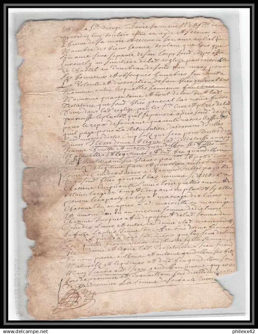 40181 Riom Auvergne Devaux N°300 Indice 5 1701 Lettre Document Très Ancien 18ème Siècle - Cachets Généralité