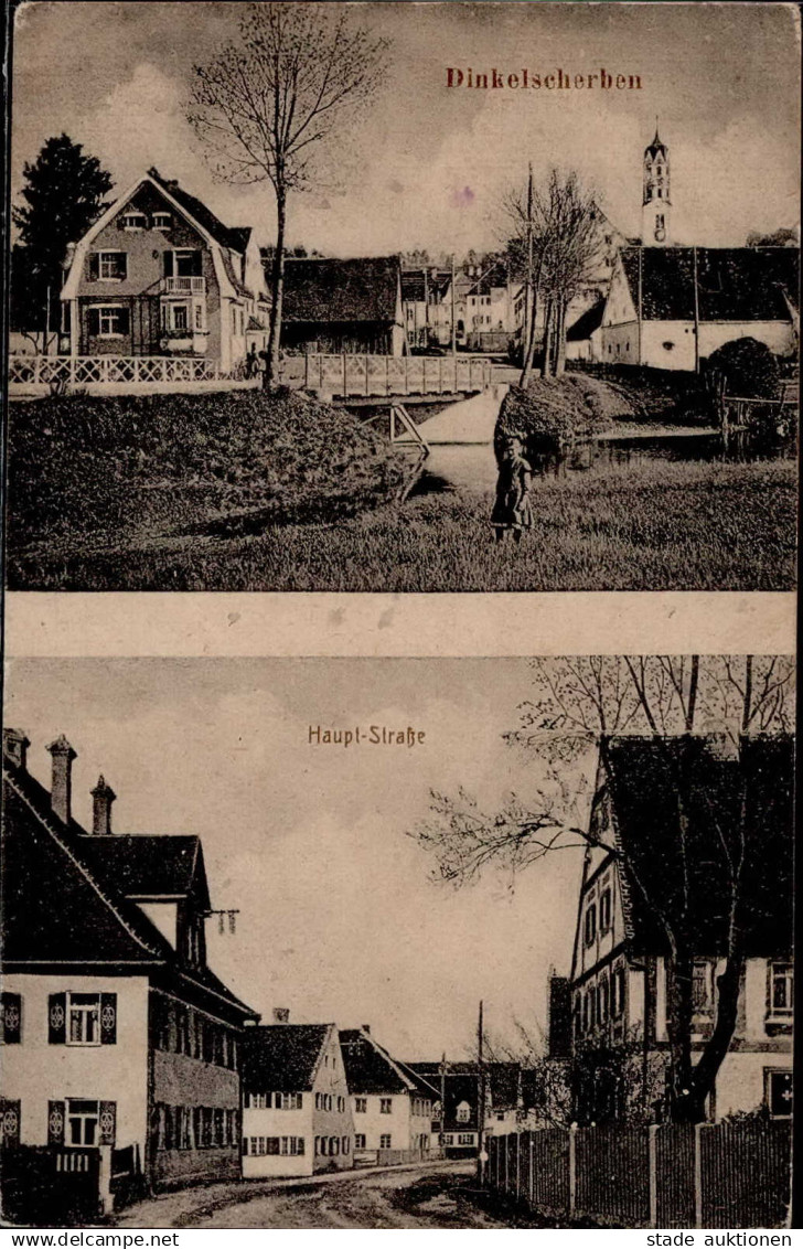 Dinkelscherben (8901) Hauptstrasse 1923 II (Marke Entfernt) - Altri & Non Classificati
