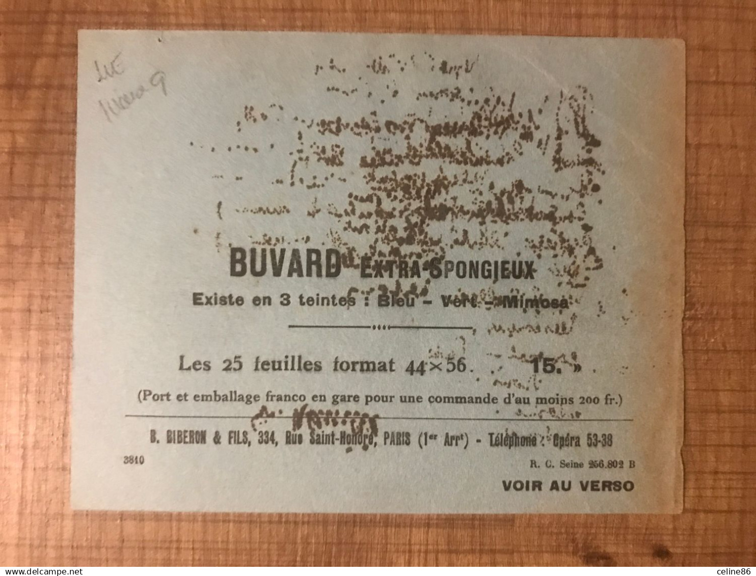 Buvard TAILLE CRAYONS - Stationeries (flat Articles)