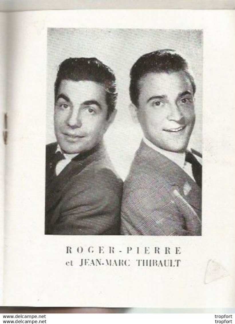 CG / Old Theater Program / Programme Music-hall Cabaret 1954 Charles TRENET Roger P J.M THIBAULT DUPRE OLYMPIA - Programmi