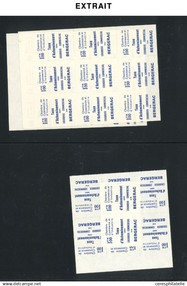 Stock de fin de catalogue : Colis Postaux, Annulé/Spécimen, Fictifs, Guerre, Grève, Vignettes, Variétés, en tout 9 class