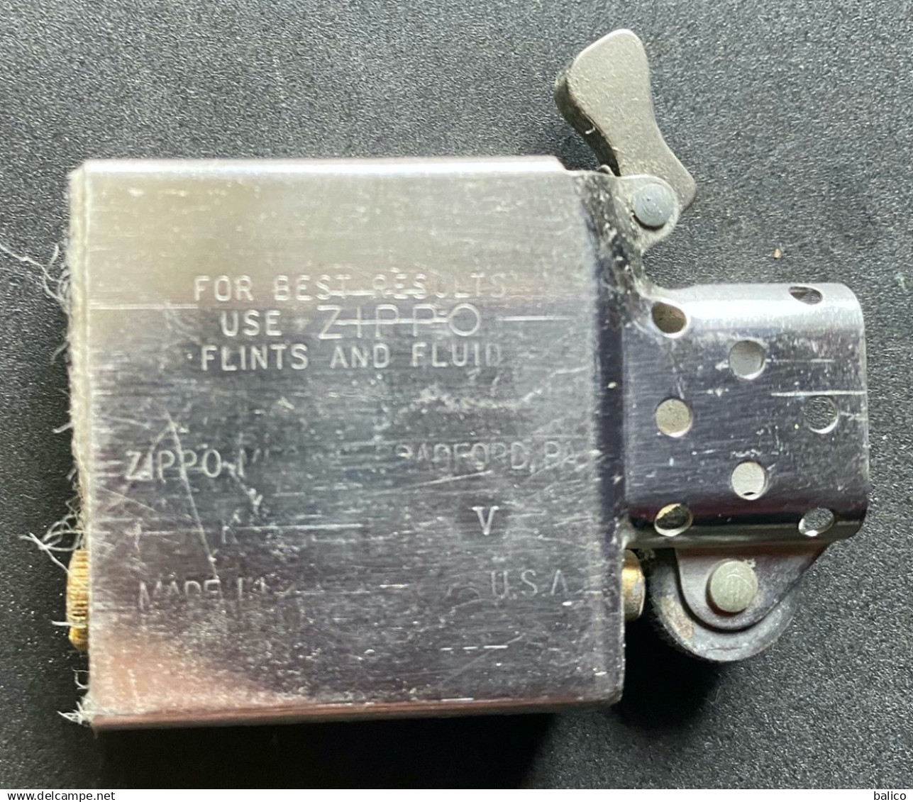 ZIPPO - U.S.S. DWIGHT D. EISENHOWER - CVN-69 -  Noir - 1989 - Réf, 623 - Zippo