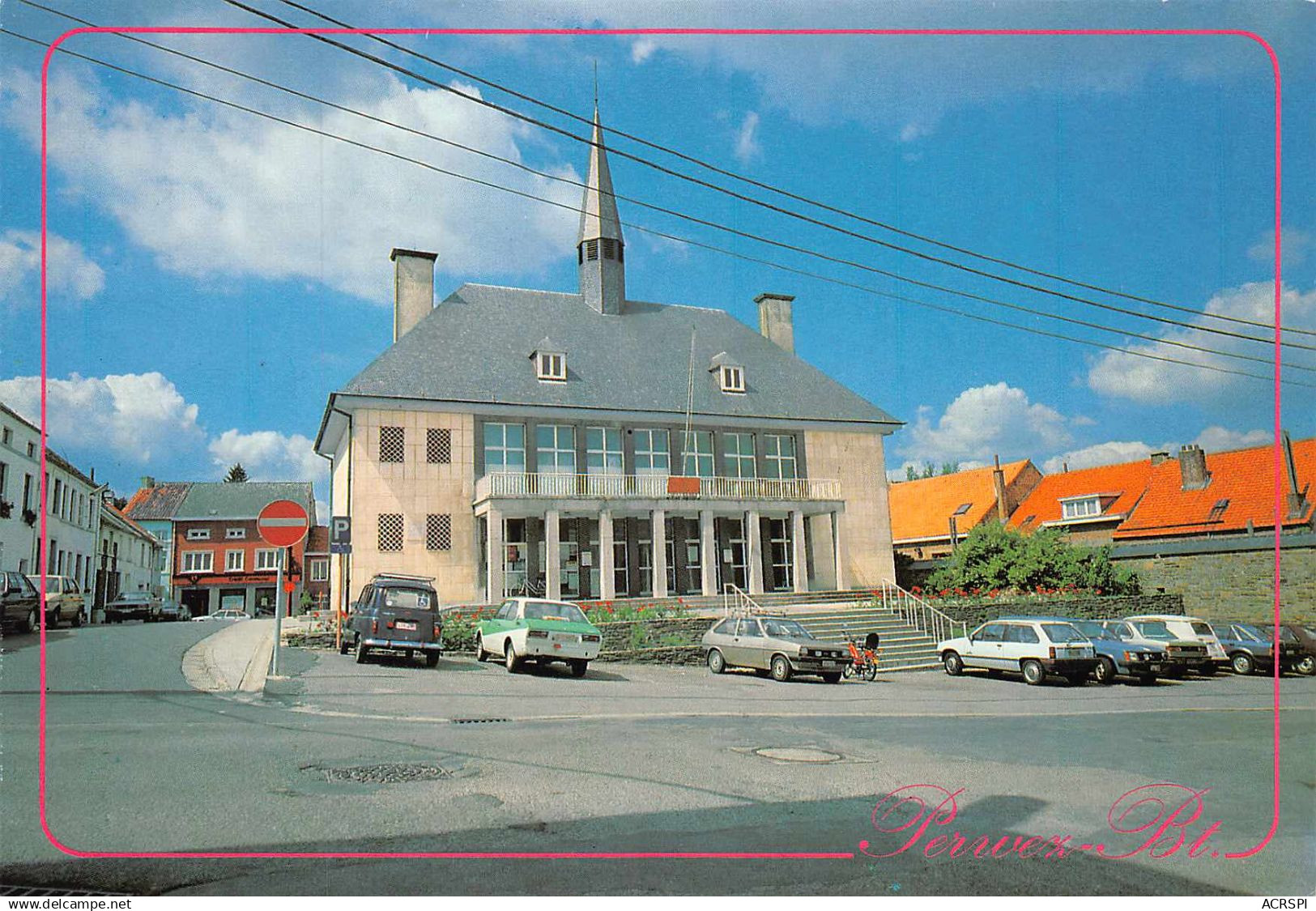 Perwez La Maison Communale BELGIQUE Brabant Wallon  (scan R/V) N° 24 \ PF1405 - Perwez