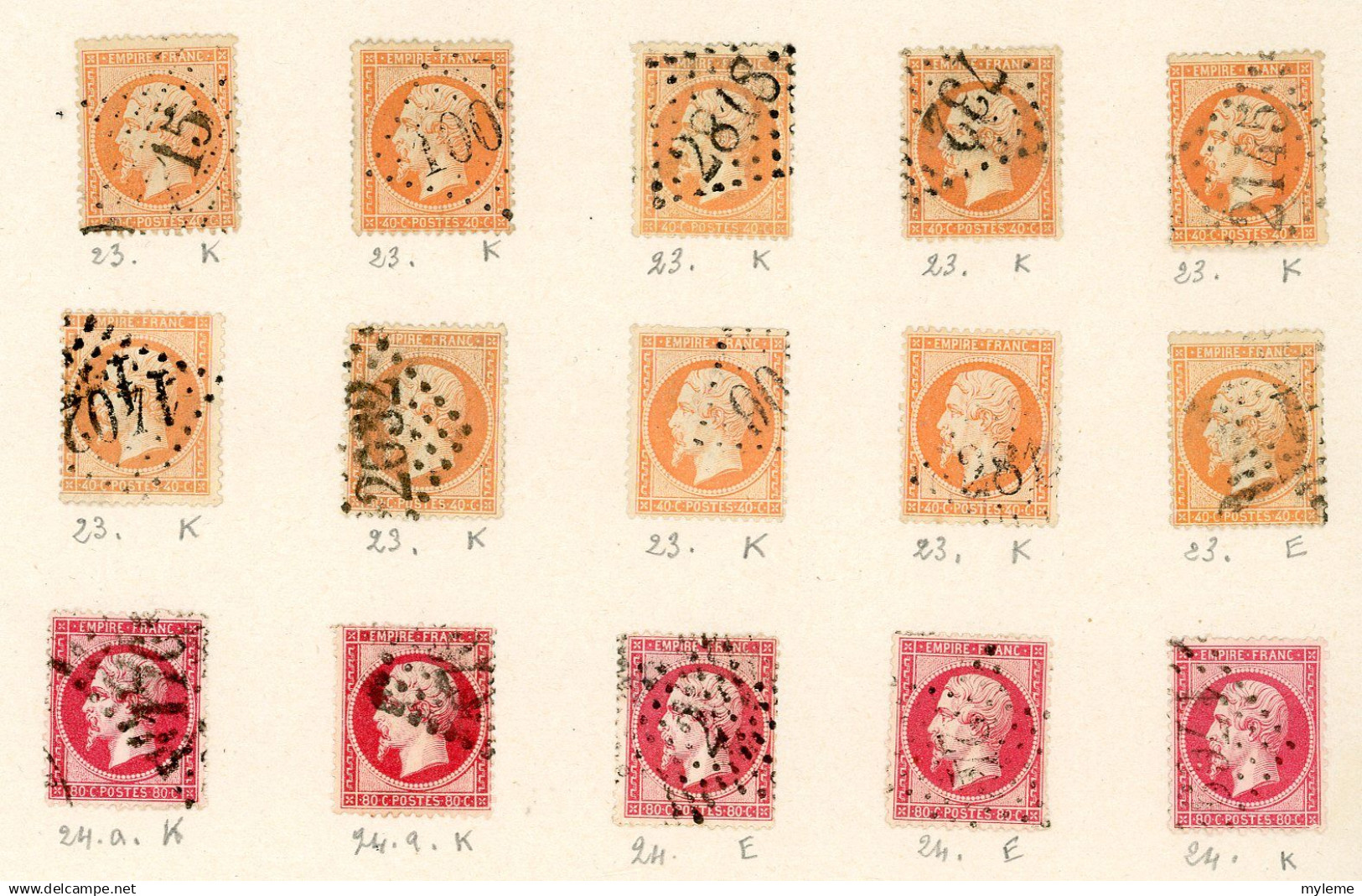BS221 Bel ensemble de timbres classiques France oblitérés et *. Cote très sympa .  A saisir !!!