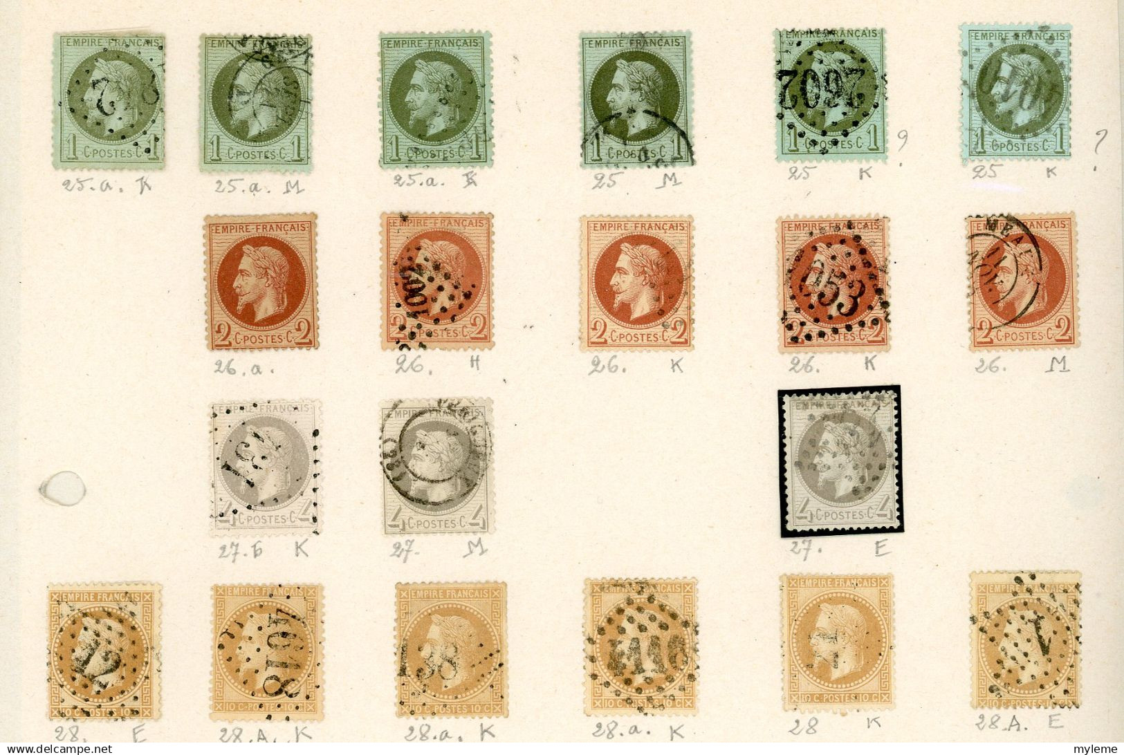 BS221 Bel ensemble de timbres classiques France oblitérés et *. Cote très sympa .  A saisir !!!