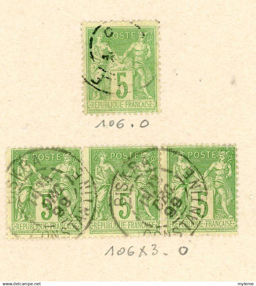 BS221 Bel ensemble de timbres classiques France oblitérés et *. Cote très sympa .  A saisir !!!