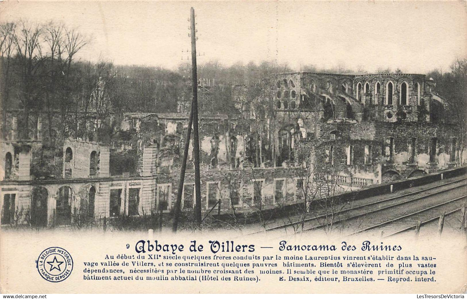 BELGIQUE - Brabant Wallon - Rixensart - Abbaye De Villers - Panorama Des Ruines - Carte Postale Ancienne - Rixensart