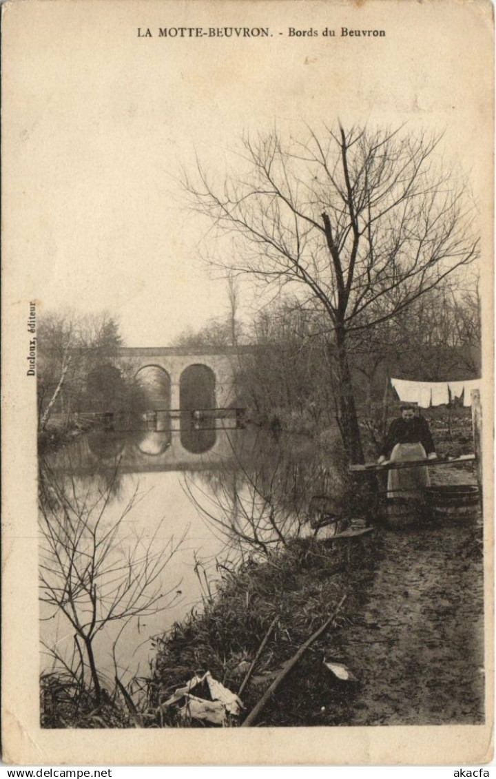 CPA LAMOTTE BEUVRON-Bords Du BEUVRON (26900) - Lamotte Beuvron