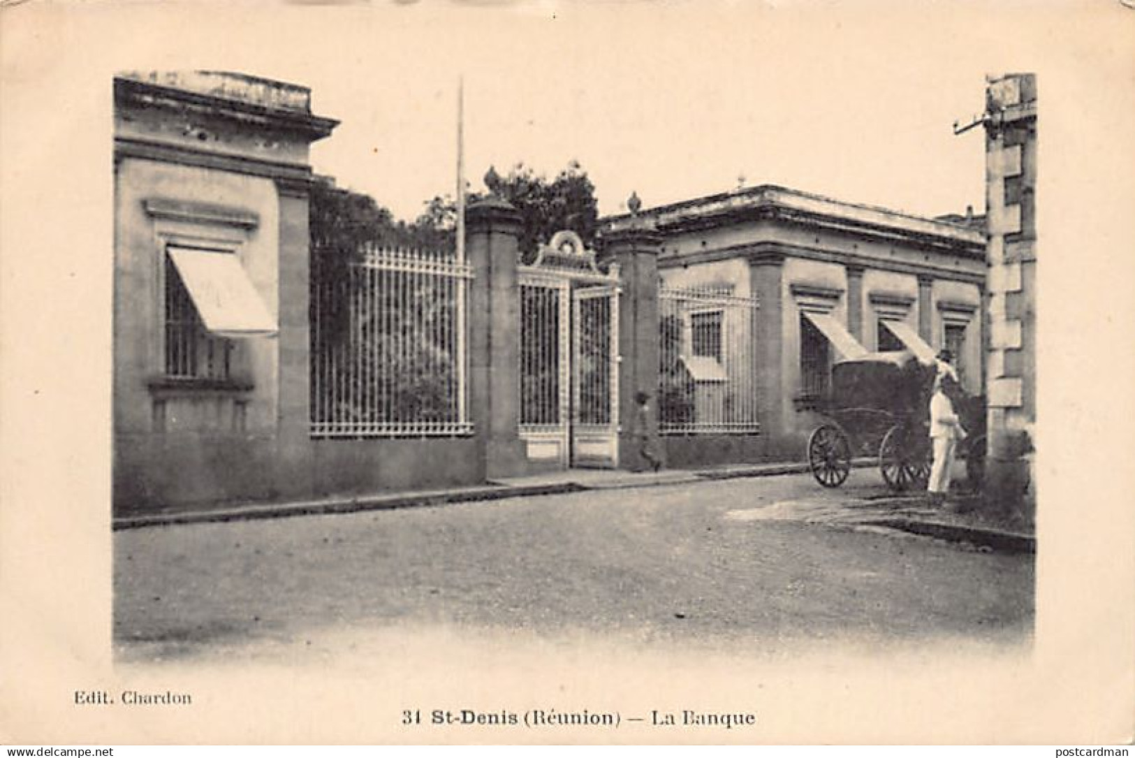 La Réunion - SAINT-DENIS - La Banque - Ed. Chardon 31 - Saint Denis