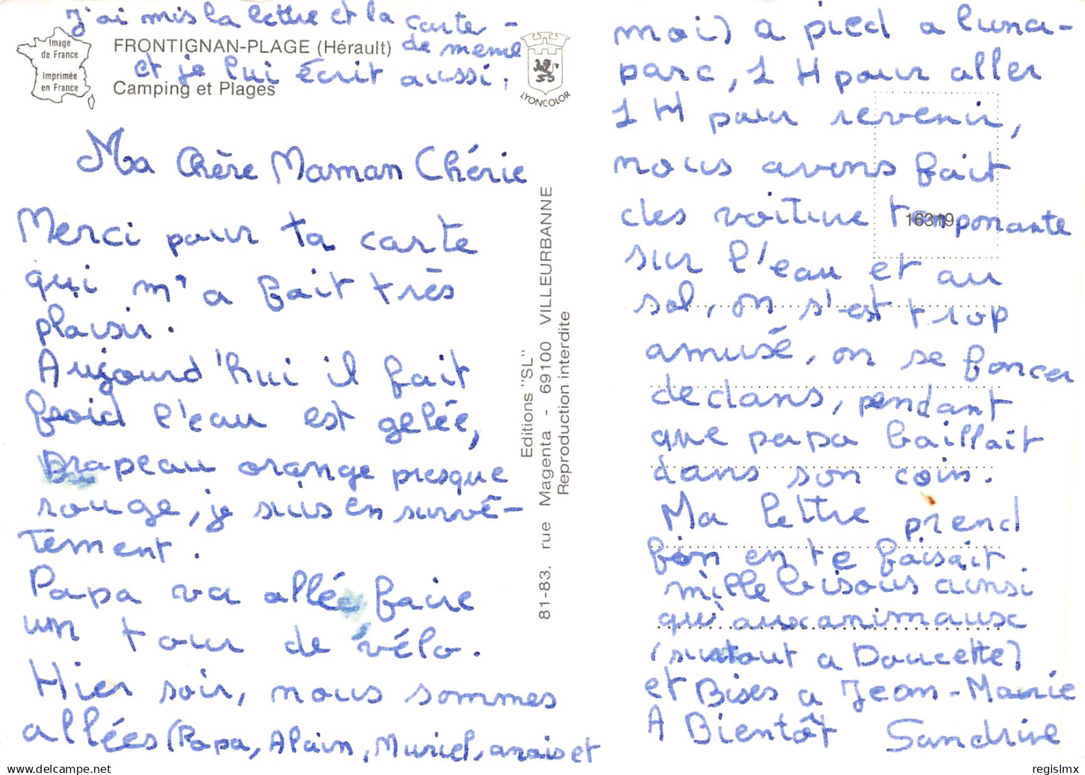 34-FRONTIGNAN PLAGE-N°TB3573-D/0057 - Frontignan