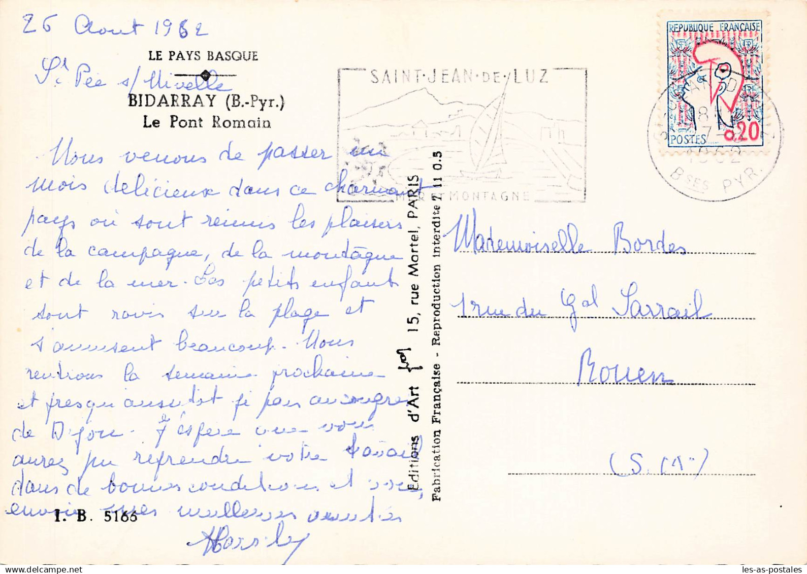 64 BIDARRAY LE PONT ROMAIN - Bidarray