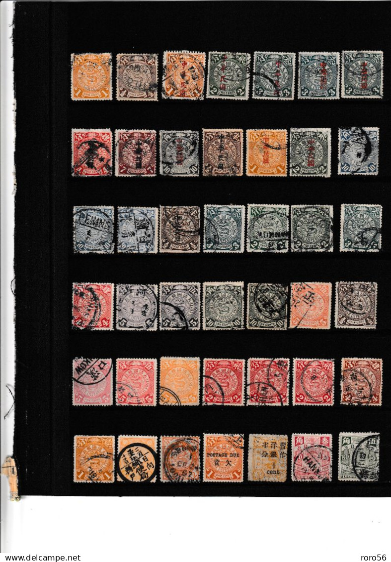 Chine-China-Cina-Plaquettes De Timbres De Chine Et Divers ,XX,X,(X),O --voir Les Scans Très Forte Cote - Altri & Non Classificati