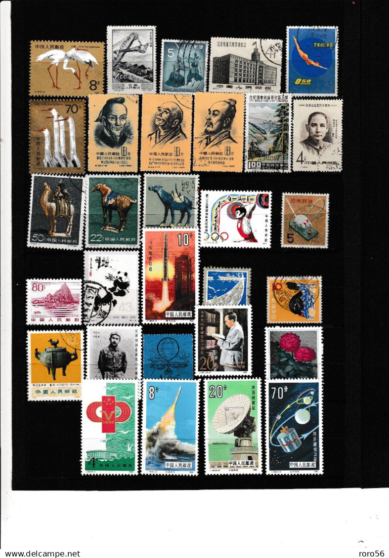 Chine-China-Cina-Plaquettes de Timbres de Chine et divers ,XX,X,(X),O --voir les scans très forte cote