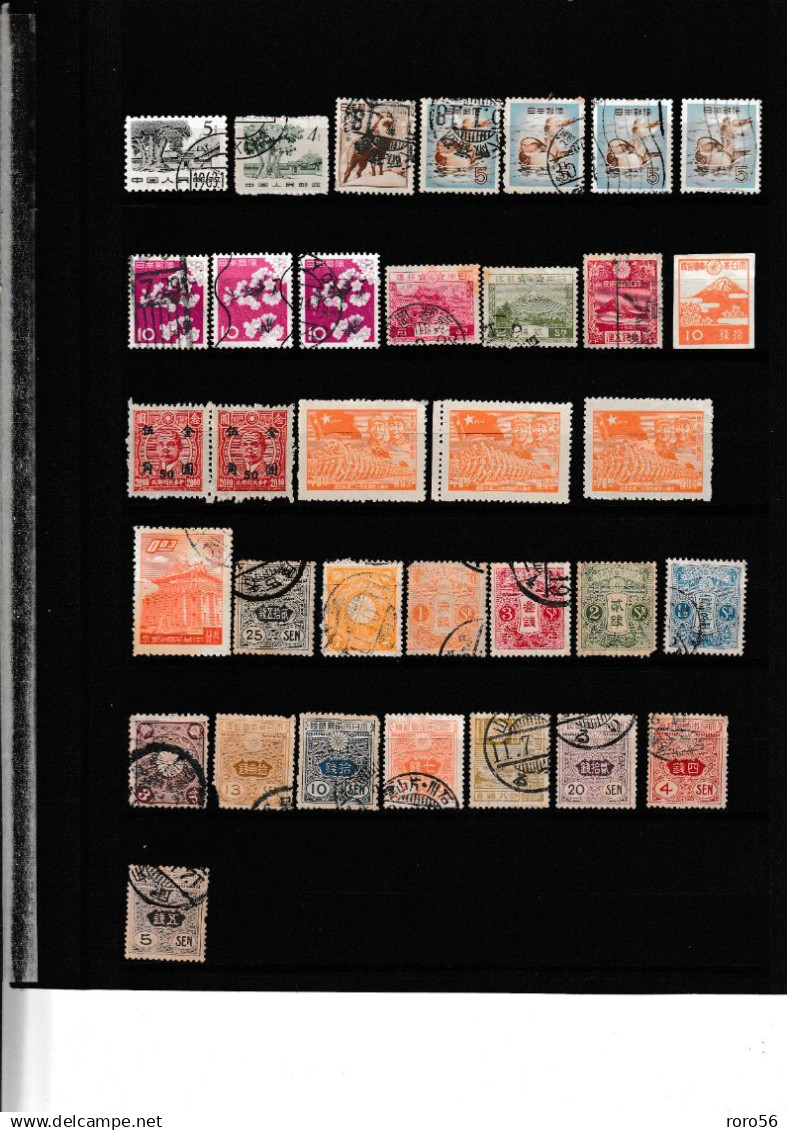 Chine-China-Cina-Plaquettes de Timbres de Chine et divers ,XX,X,(X),O --voir les scans très forte cote