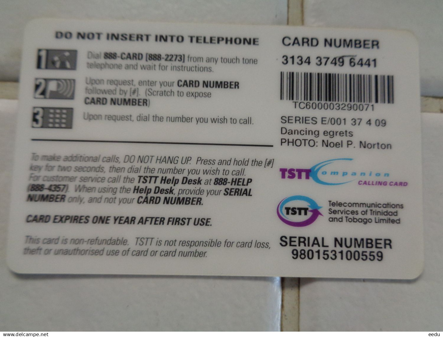 Trinidad & Tobago Phonecard - Trinidad & Tobago