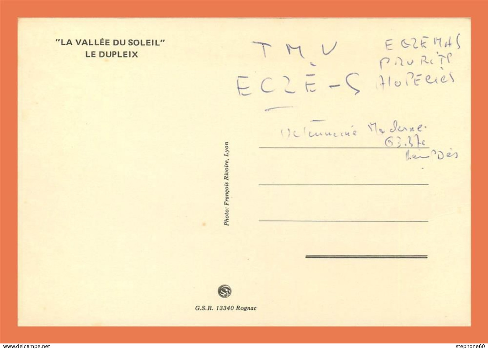 A614 / 313 Bateau VallÃ©e Du Soleil LE DUPLEIX - Fischerei