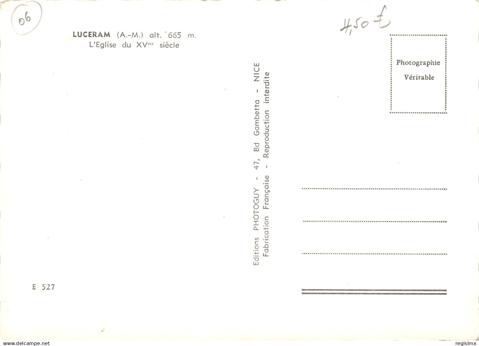 06-LUCERAM-N°TB3589-D/0271 - Lucéram