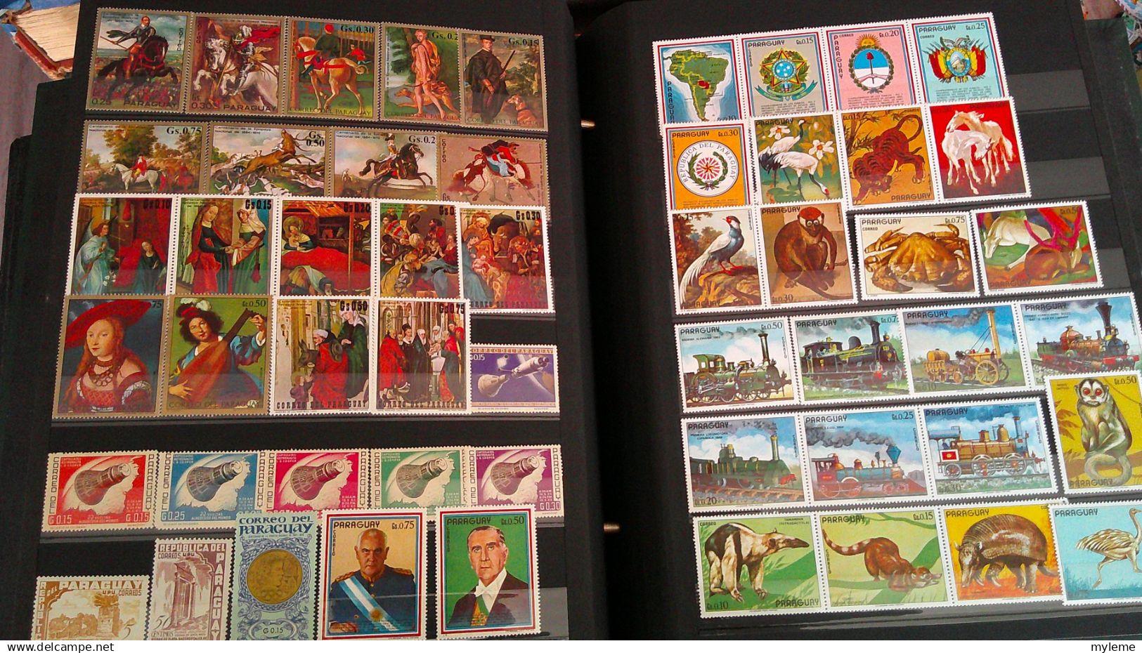 BS228 Bel ensemble de timbres de divers pays + France N° 257A ** signé cote 1650 euros . A saisir !!!