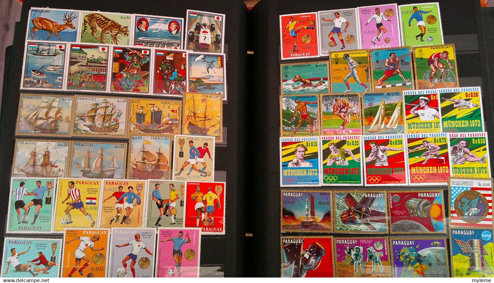 BS228 Bel ensemble de timbres de divers pays + France N° 257A ** signé cote 1650 euros . A saisir !!!