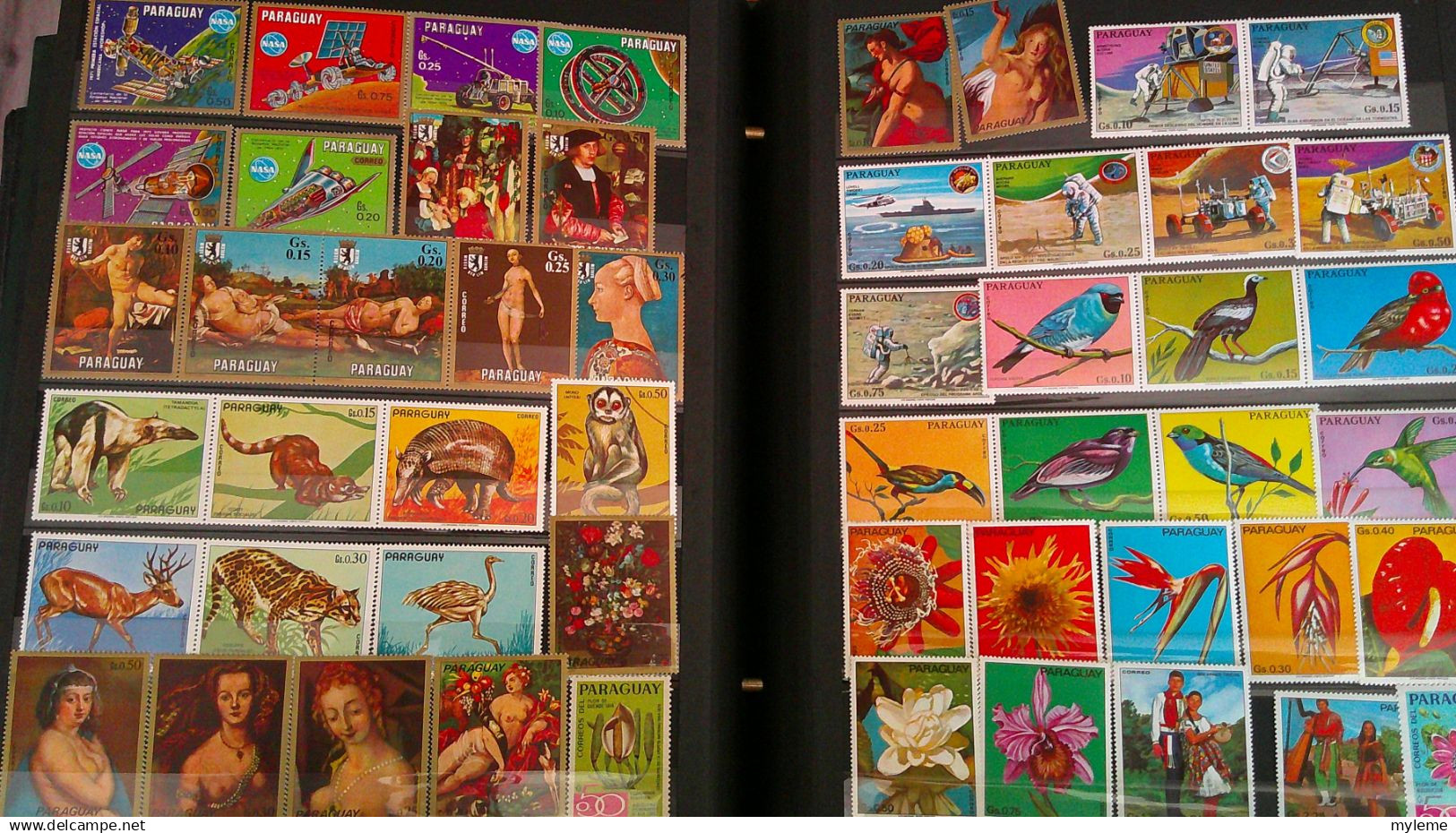 BS228 Bel ensemble de timbres de divers pays + France N° 257A ** signé cote 1650 euros . A saisir !!!