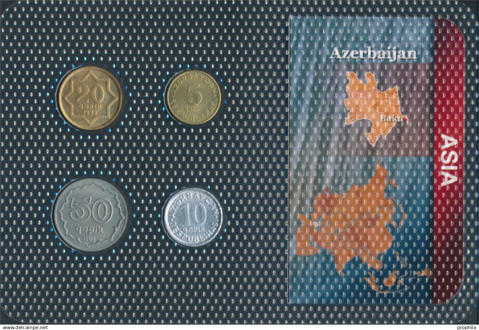 Aserbaidschan Stgl./unzirkuliert Kursmünzen Stgl./unzirkuliert Ab 1992 5 Qapik Bis 50 Qapik (10678112 - Azerbeidzjan