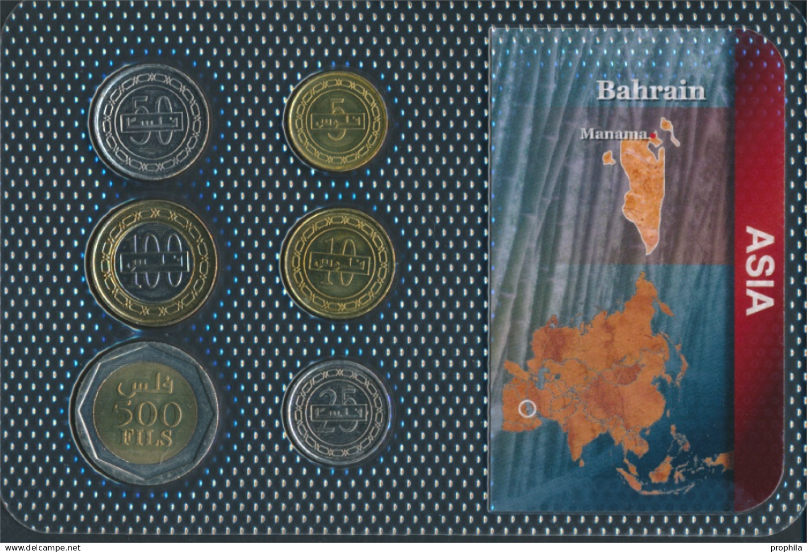 Bahrain Stgl./unzirkuliert Kursmünzen Stgl./unzirkuliert Ab 2002 5 Fils Bis 500 Fils (10678094 - Bahreïn