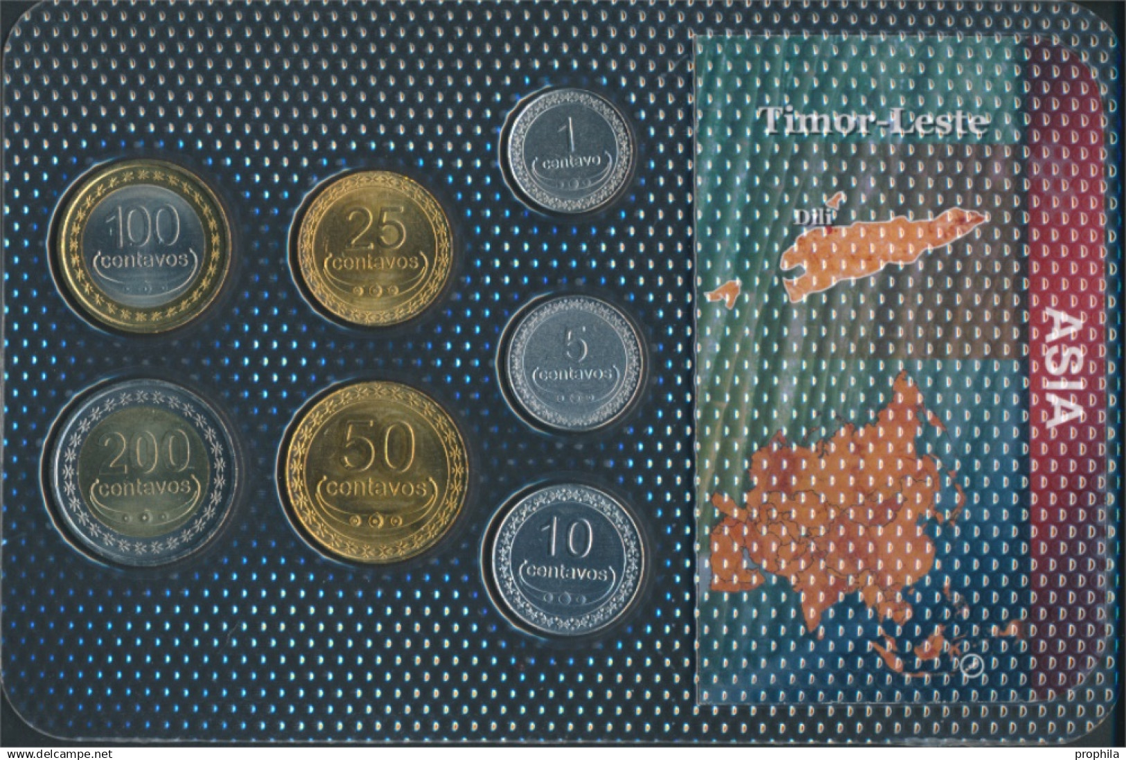 Timor Stgl./unzirkuliert Kursmünzen Stgl./unzirkuliert Ab 2003 1 Centavo Bis 200 Centavos (10678687 - Timor