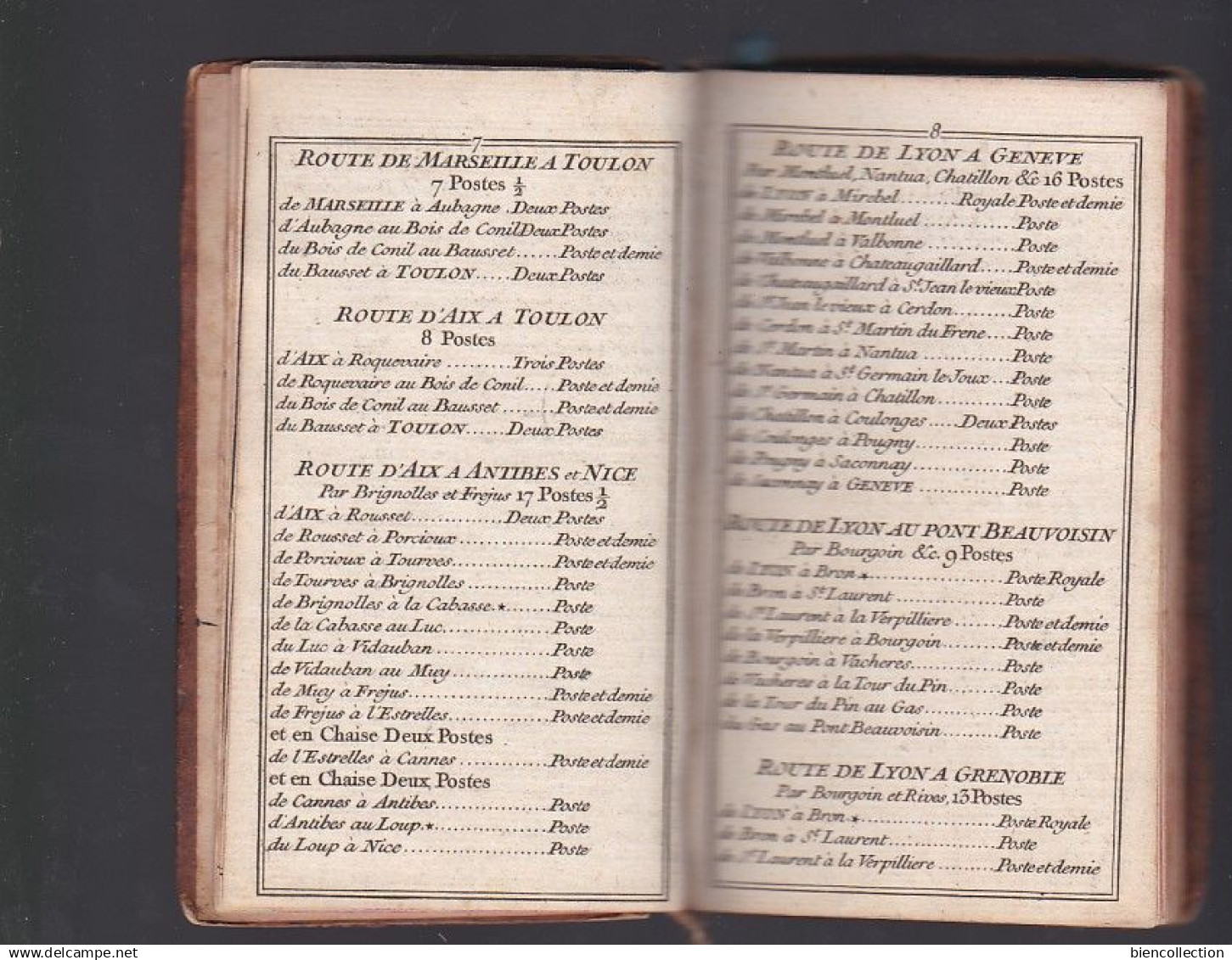 Liste générale des postes de France par le Comte d'Argenson ministre et secrétaire d'état des courriers et relais