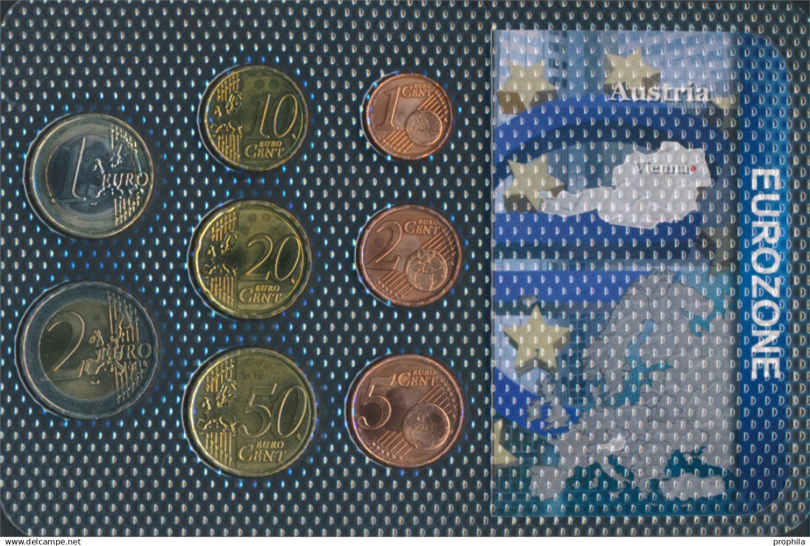 Österreich Stgl./unzirkuliert Kursmünzen Stgl./unzirkuliert Ab 2002 1 Cent Bis 2 Euro (10678102 - Austria