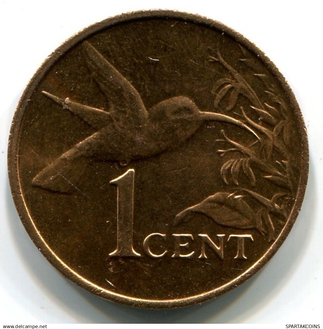 1 CENT 1999 TRINITÉ-ET-TOBAGO TRINIDAD & TOBAGO UNC Hummingbird Pièce #W10948.F.A - Trinidad Y Tobago