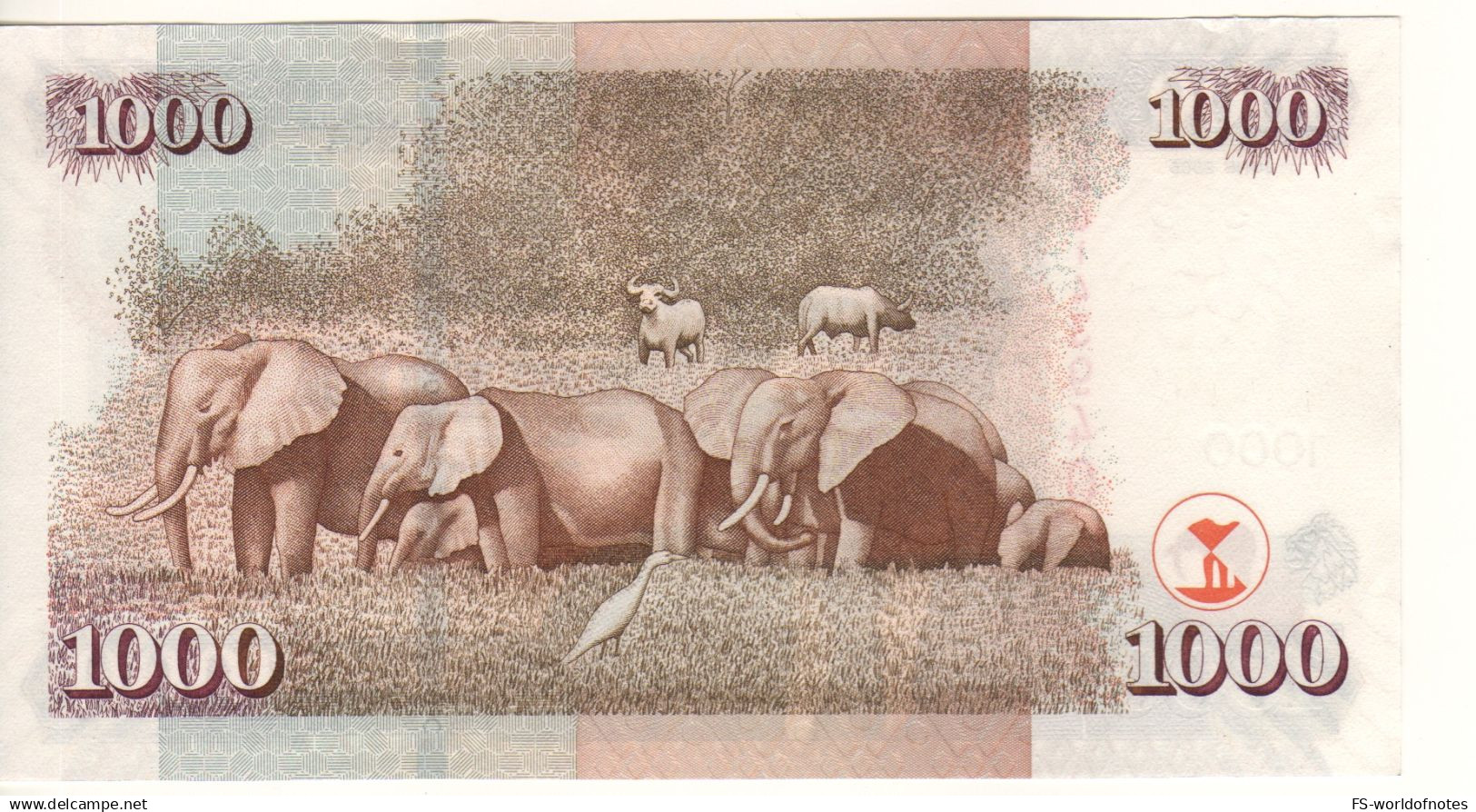 KENYA   1'000 Shilings   P51a  Dated 1.6.2005   President Mzee Jomo Kenyatta + Elephants  At Back   UNC - Kenya