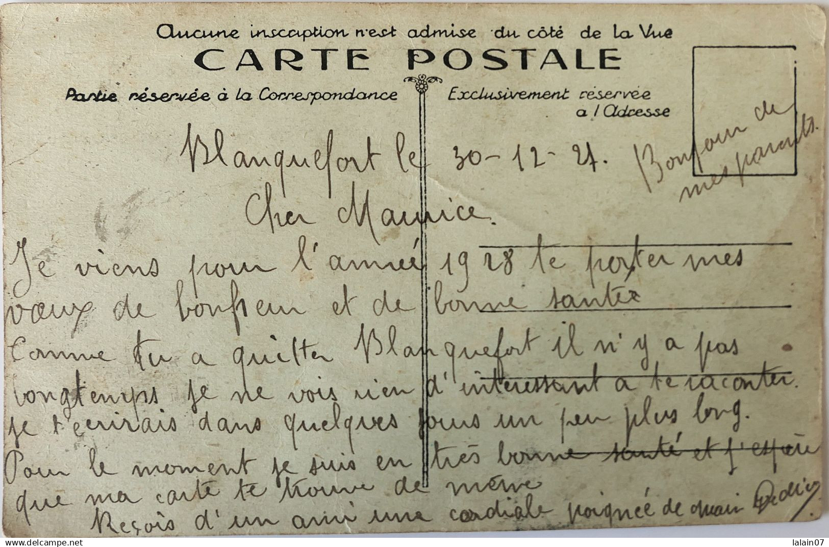 C. P. A. : 33 : BLANQUEFORT : Terminus Du Tram, En 1927 - Blanquefort