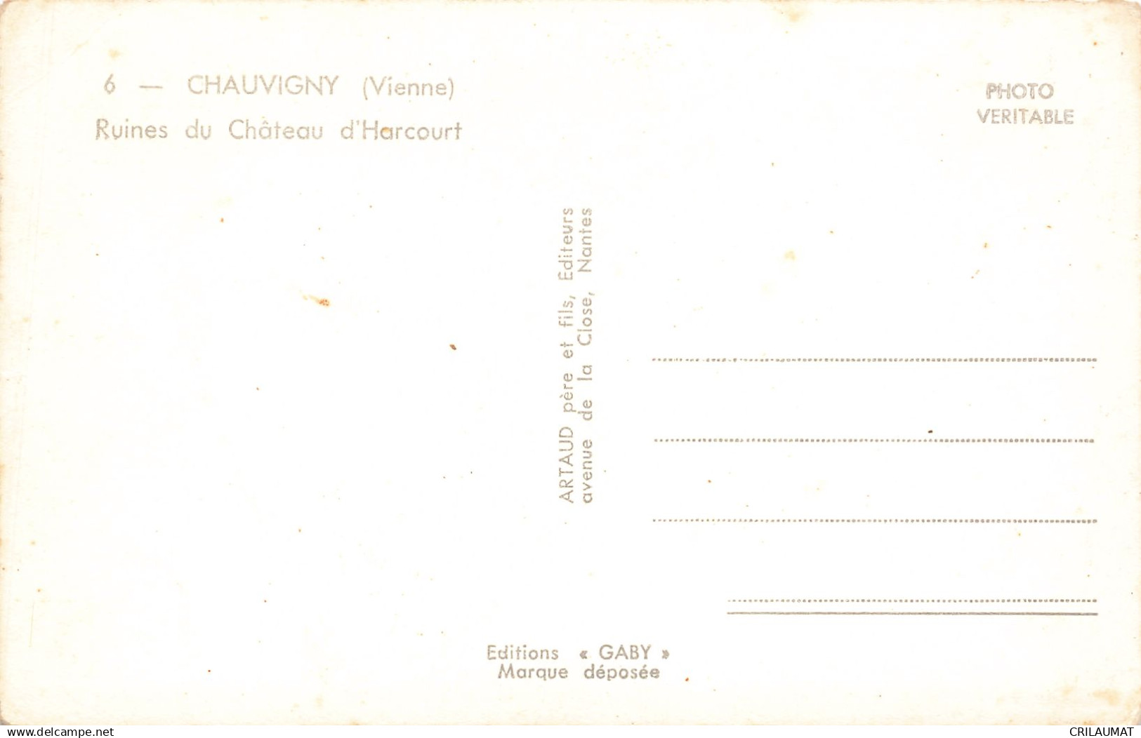 86-CHAUVIGNY-N°T5320-B/0035 - Chauvigny