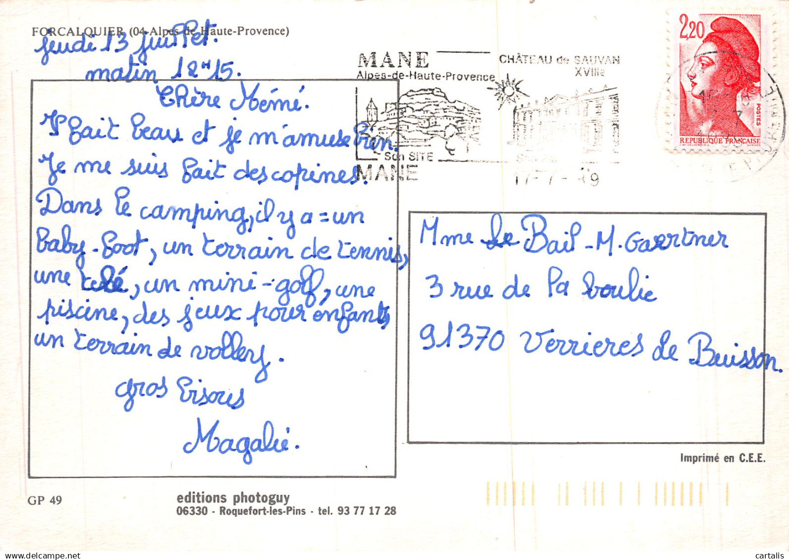 04-FORCALQUIER-N°C-4315-D/0107 - Forcalquier