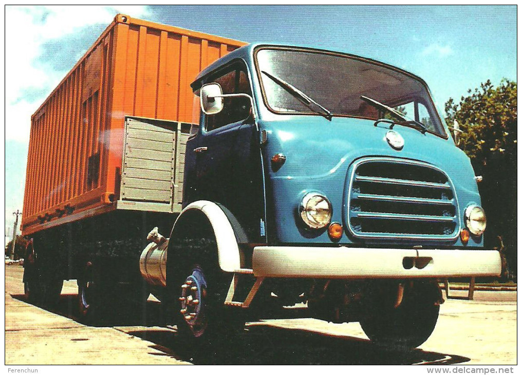 TRUCK * CAMION * LORRY * CSEPEL 462 * CONTAINER * Reg Volt 0030 * Hungary - Transporter & LKW