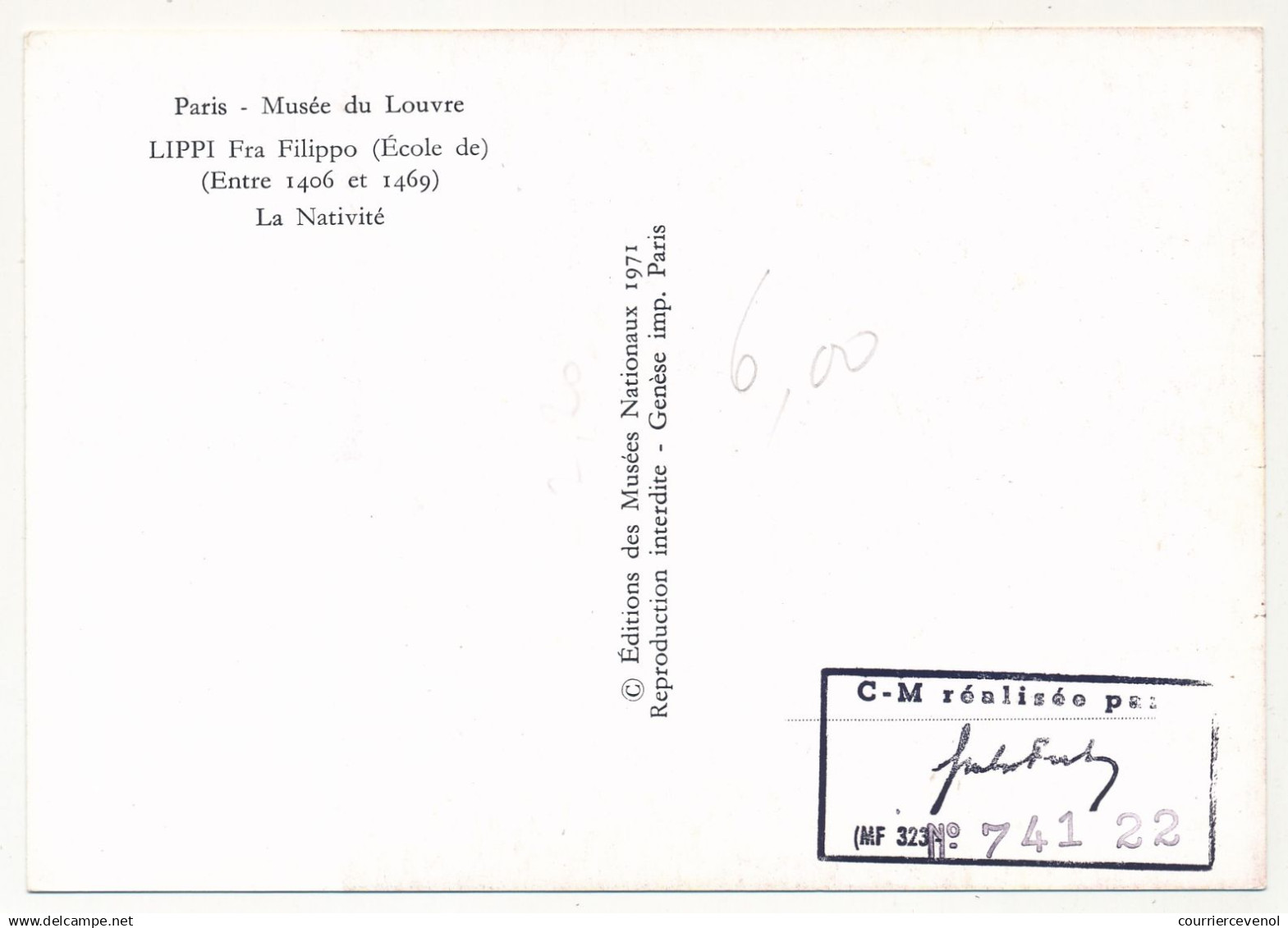 MONACO - Carte Maximum - 0,45 Nativité (Filippo Luppi) - 12/11/1973 - Maximumkarten (MC)