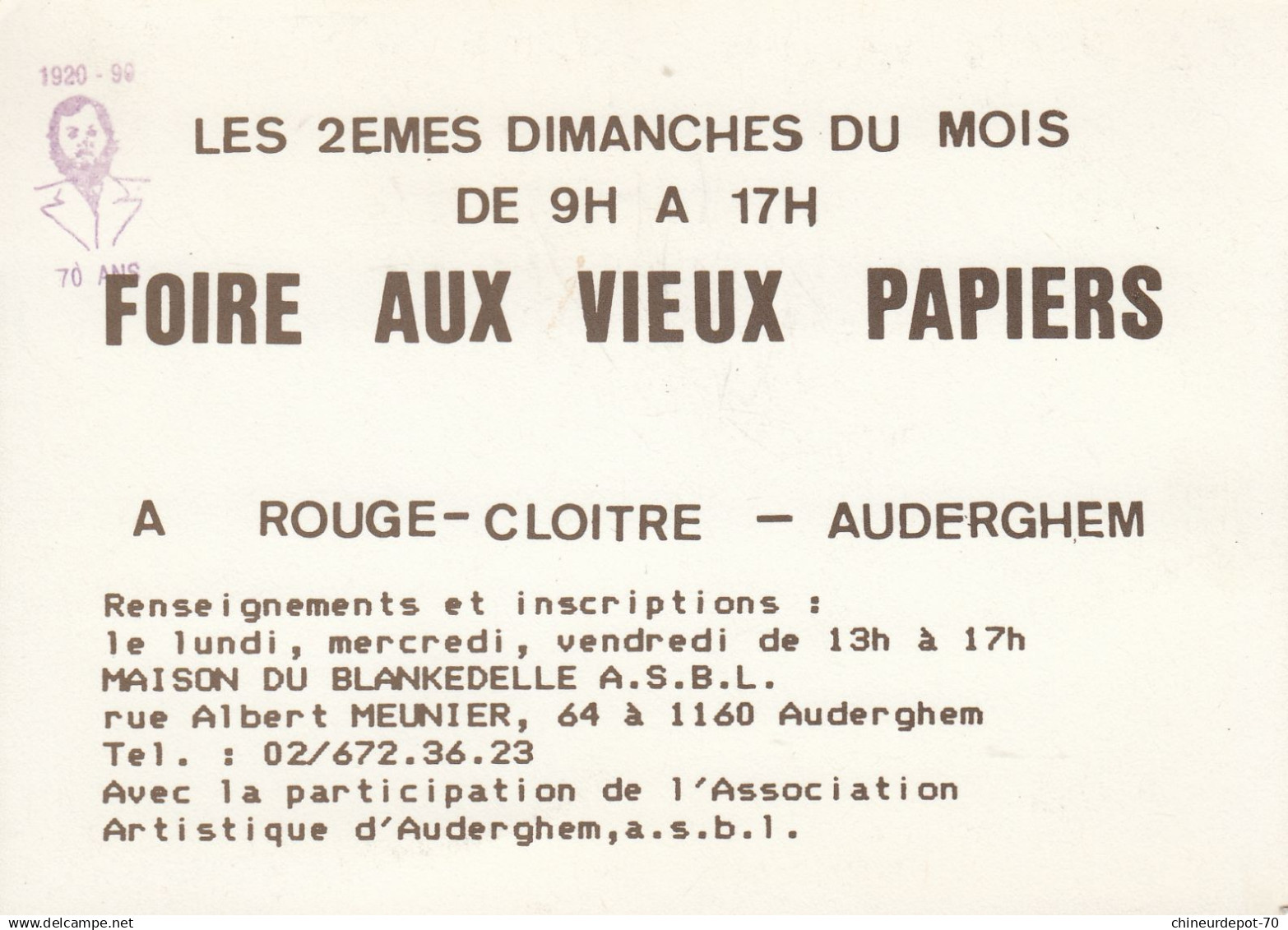 AUDERGHEM ROUGE CLOITRE LES ETANGS - Auderghem - Oudergem