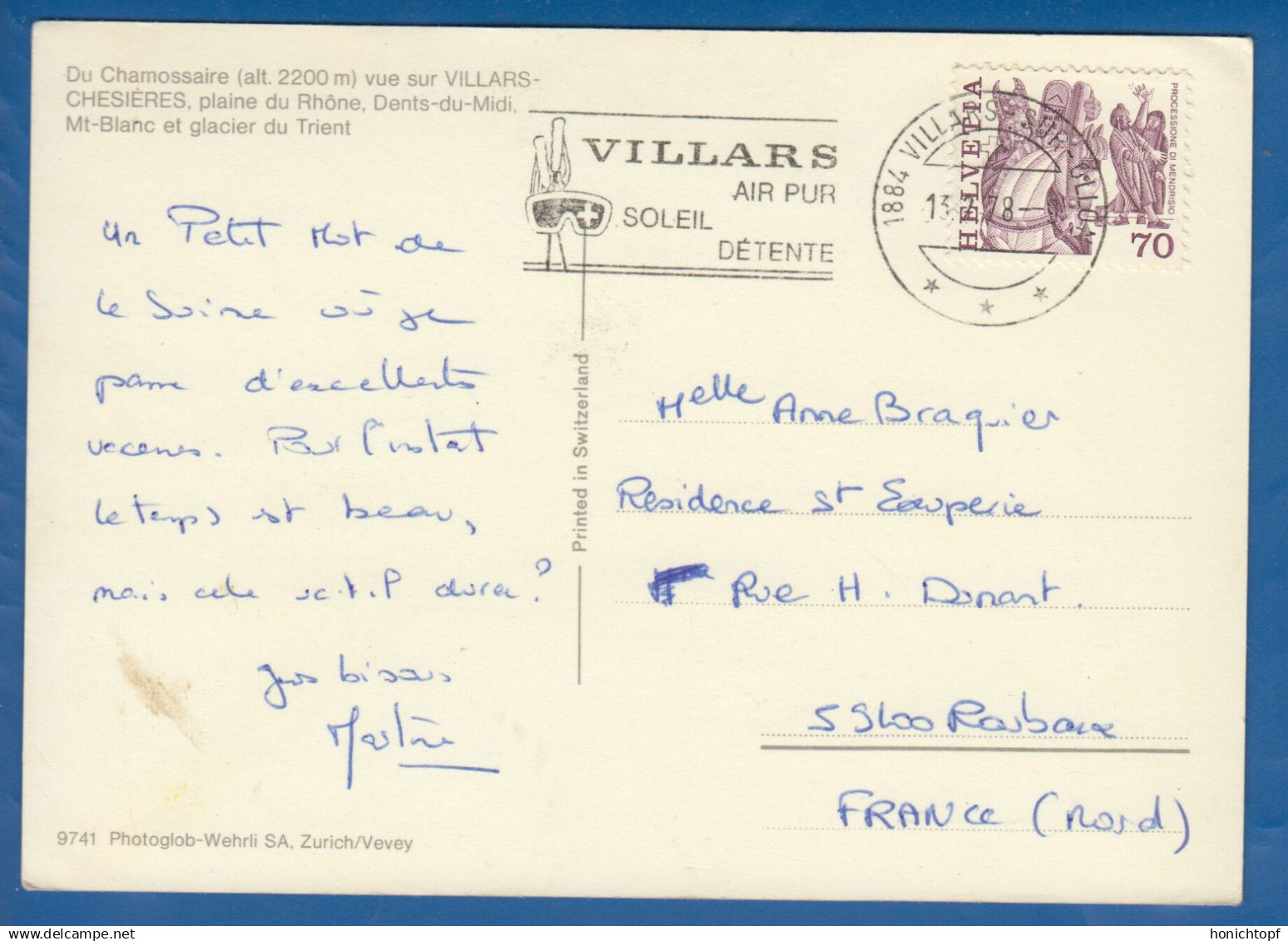 Schweiz; Chesières Villars; Du Chamossaire - Ollon