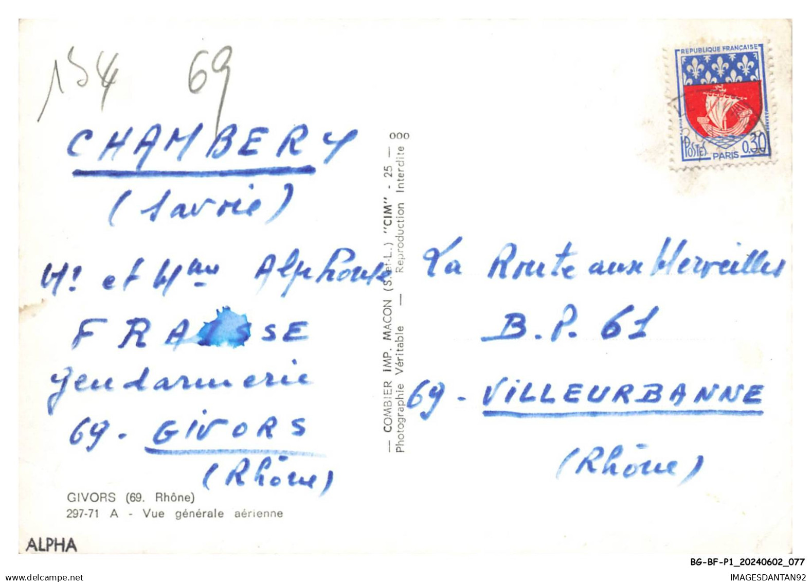 BG-BFP1-0039-69 - GIVORS - Vue Générale Aérienne - Givors