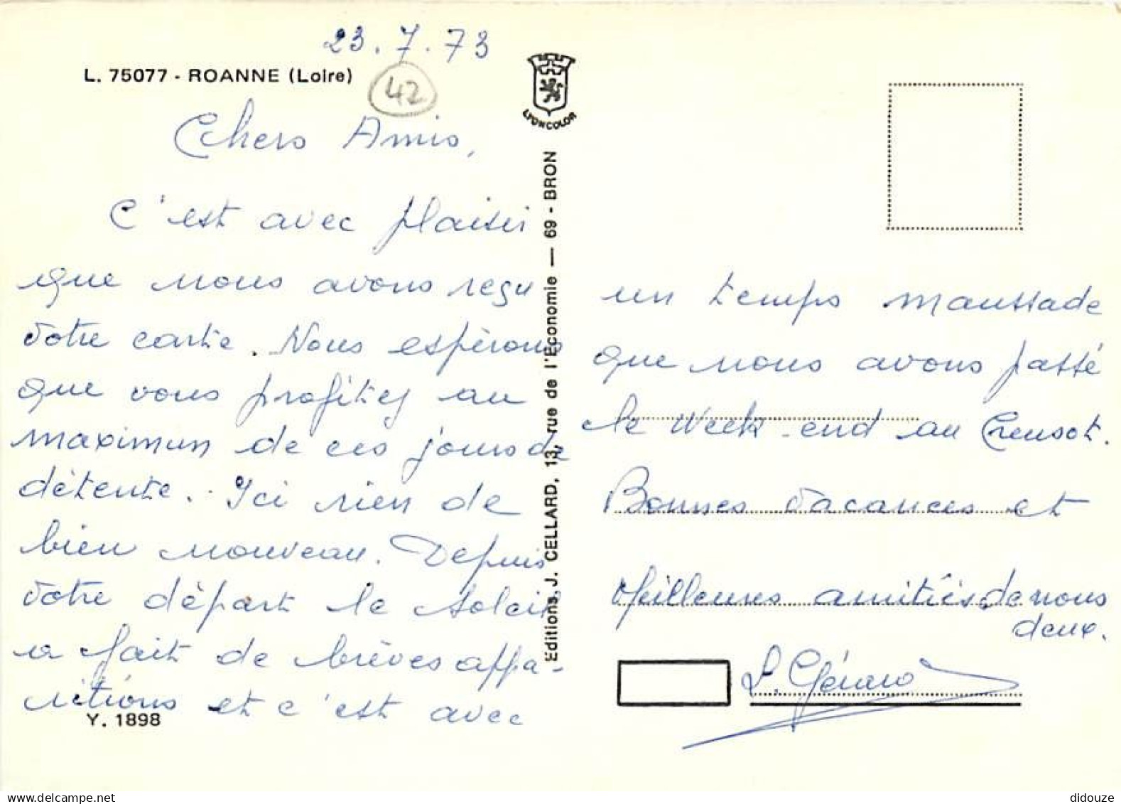 42 - Roanne - La Loire à Roanne - Multivues - CPM - Voir Scans Recto-Verso - Roanne